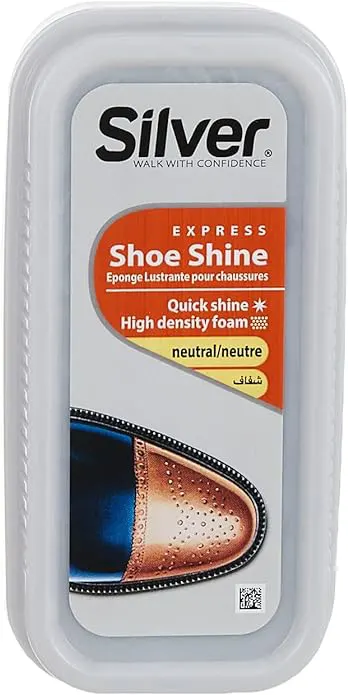 Silver  clear Polish Sponge