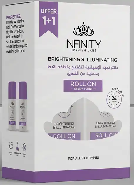 Infinity Deodorant Roll On Byre for Women (1+1) Offer