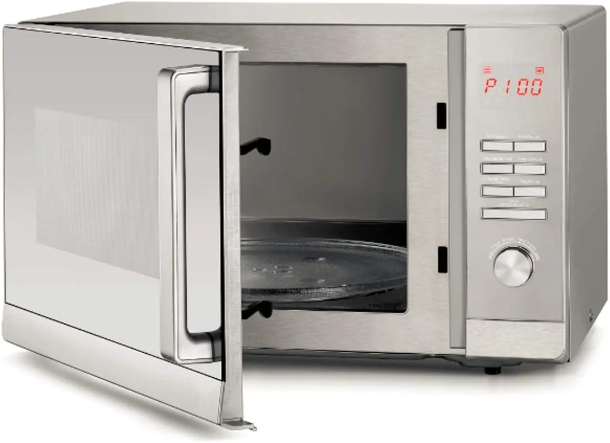 Black & Decker 30 Liter Digital Microwave with Grill, 900 Watt, Silver MZ30PGSS, (One month warranty)