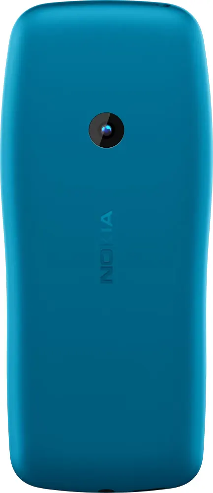 Nokia 110 Dual SIM Mobile, 4MB Internal Memory, 4MB RAM, 2G Network, Blue