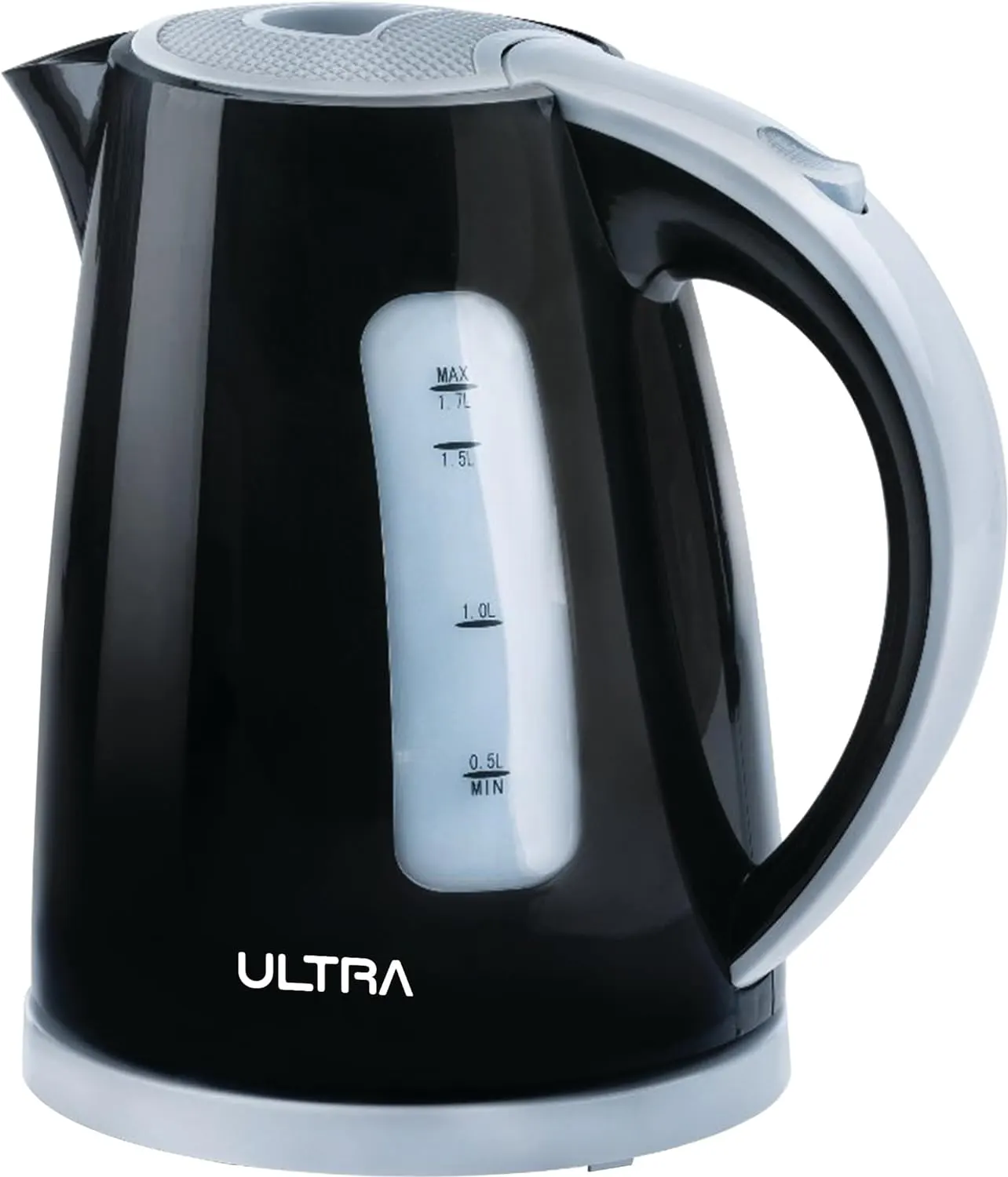 Ultra Plastic Electric Water Kettle, 1.7 L, 2000 Watt, Black, UKP20KE1