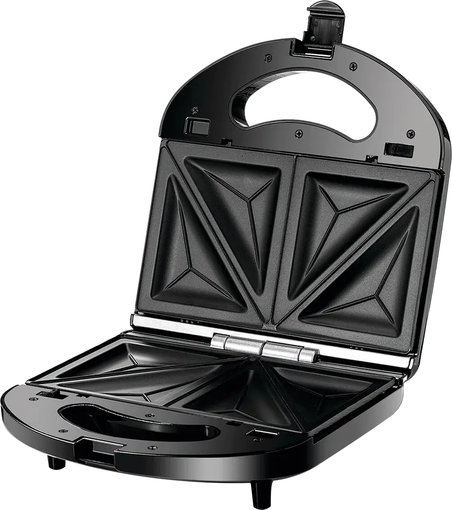 Black & Decker Sandwich and Waffle Maker, 3 Slices, 780 Watt, Black, TS2130