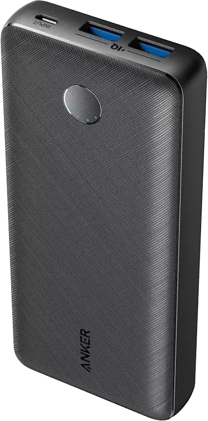 Anker PowerCore Select Portable Power Bank Charger, 20,000 mAh Battery, 18 Watt, 5 Volt, Black, A1363H11