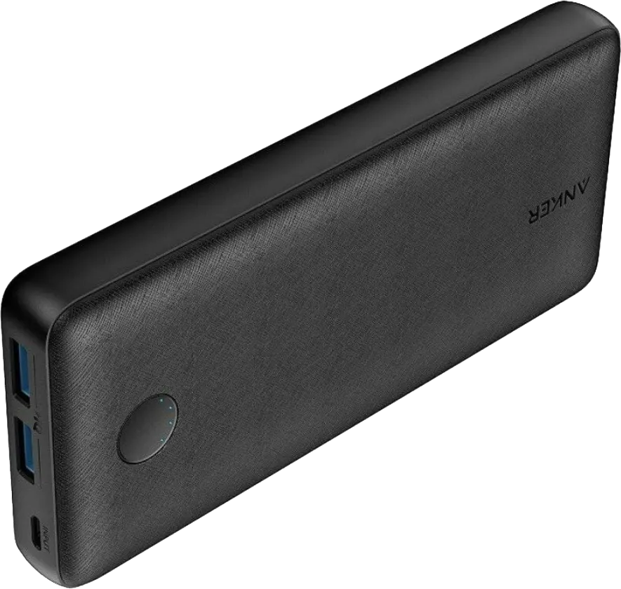 Anker PowerCore Select Portable Power Bank Charger, 20,000 mAh Battery, 18 Watt, 5 Volt, Black, A1363H11