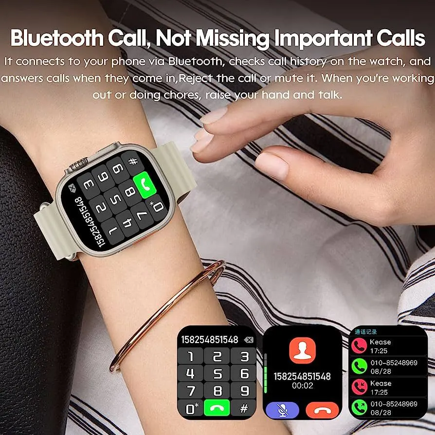 SMART WATCH HK10 PRO MAX MULTI-FUNCTIONAL SMART WATCH 49MM TITANIUM CASE