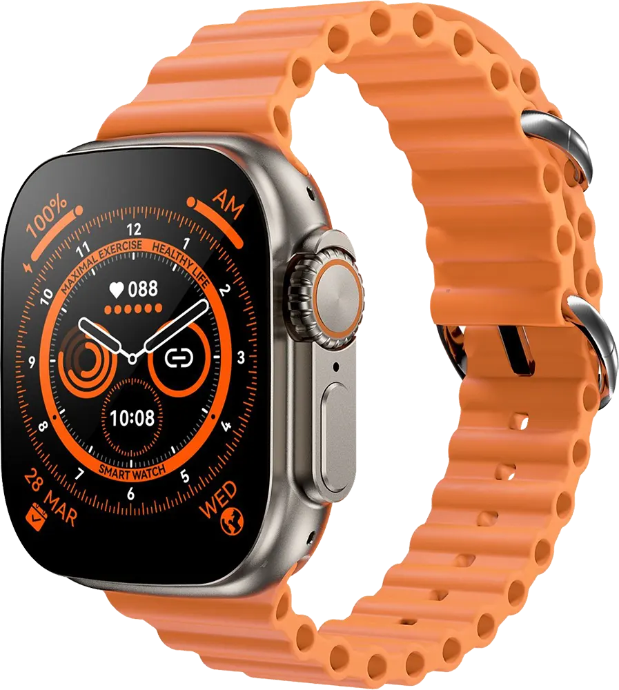 HK8 Pro Max Smart Watch, 2.0 inch touch Screen, Water Resistance, Bluetooth v5.2, Multi-Color