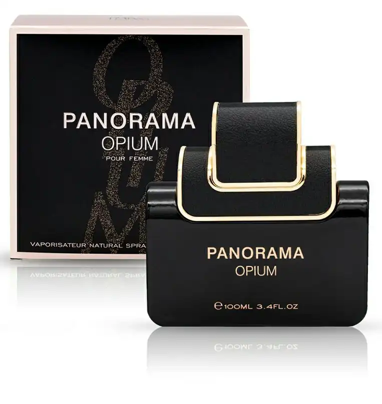 عطر بانوراما اوبيوم من امبر للنساء او دي بارفان 100 مل
