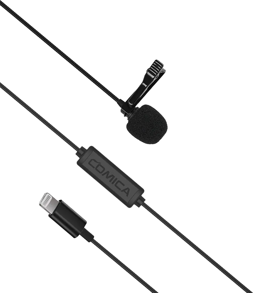 ميكروفون كوميكا لافالير، مكثف، واجهة USB TYPE-C، سلك 6.0 متر، أسود، CVM-V01SP ( UC )
