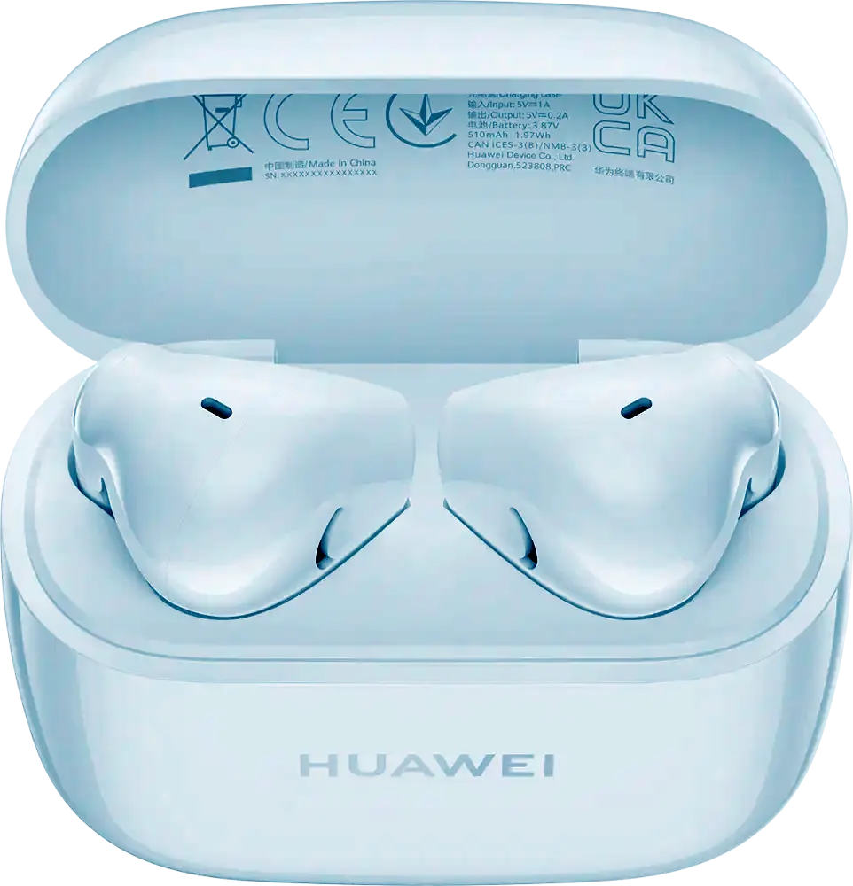 Huawei FreeBuds SE 2, wireless, Bluetooth 5.3, 510 mAh battery, Light Blue, T0016