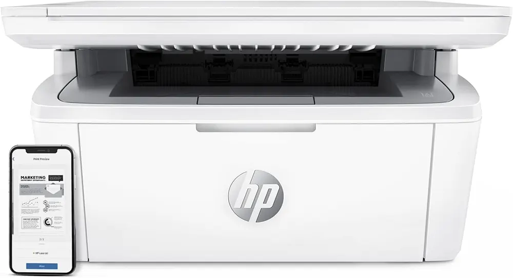 HP Monochrome LaserJet Multifunction Printer, White, MFP M141W