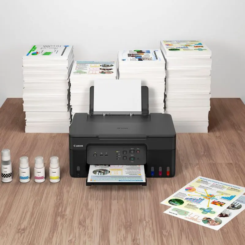 Inkjet Printer Canon PIXMA, Colorful Printing, WIFI, G3430, Black