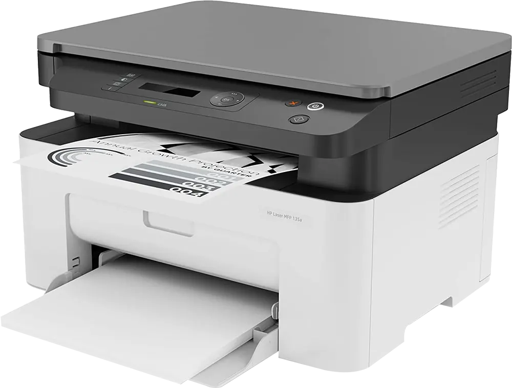 HP Monochrome LaserJet Multifunction Printer, Black, HP135A