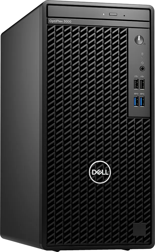 Desktop PC Dell Optiplex 3000 Tower Intel Core I3-12100, 4GB RAM, 256GB SSD Hard Disk, Intel® UHD Integrated, Black