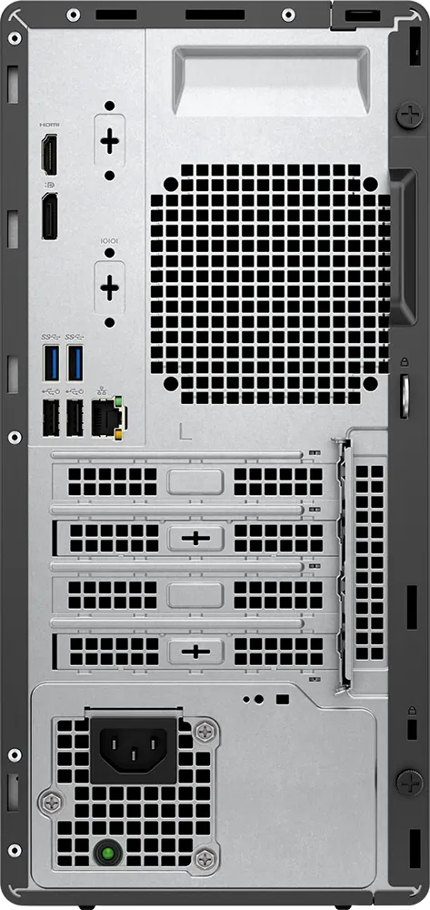 كمبيوتر مكتبي ديل اوبتيليكس تاور 3000 إنتل كور I3-12100 ، رامات 4 جيجابايت ، هارد 256 جيجابايت SSD ، بطاقة رسومات Intel UHD مدمجة ، أسود