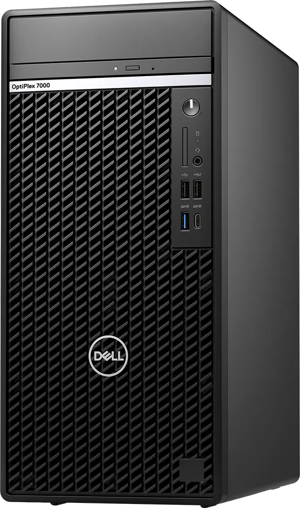 Desktop PC Dell Optiplex 7000 Micro Tower Intel Core I7-12700, 8GB RAM, 512GB SSD Hard Disk, Intel® Iris® Xe Integrated, Black