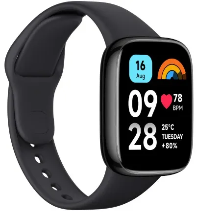 Redmi 3 Active Smart Watch M2235W1, 1.83 inch touch screen, water resistant, 289 mAh battery, black