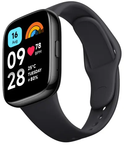 Redmi 3 Active Smart Watch M2235W1, 1.83 inch touch screen, water resistant, 289 mAh battery, black