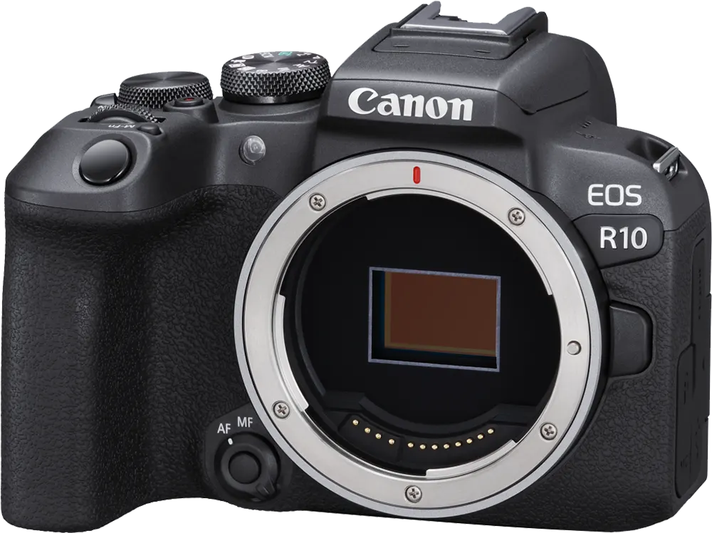 كاميرا كانون اي او اس ار 10، عدسة 18-45 ملم F4.5-6.3 IS STM كيت، 24.2 ميجابكسل، شاشة ال سي دي، اسود
