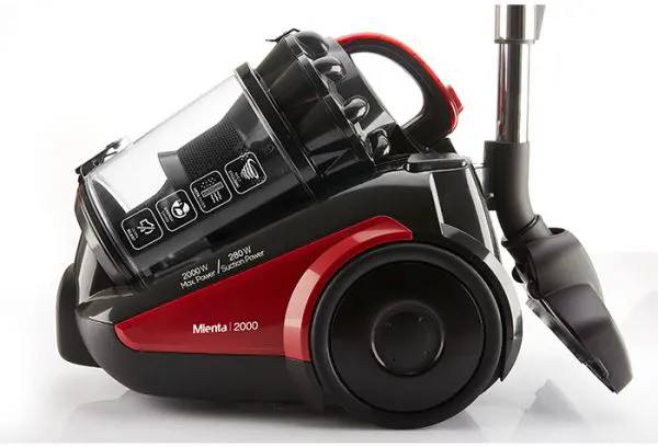 Mienta Vacuum Cleaner, 2000 Watt, 2.5 Liter, Red x Black, VC19604B