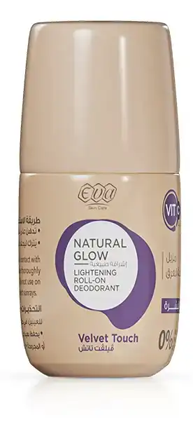 Eva Skin Care Natural Glow Lightening Roll On Deodorant velvet touch  60 Gm