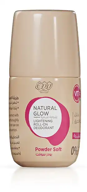 Eva Skin Care Natural Glow Lightening Roll On Deodorant powder soft  60 Gm