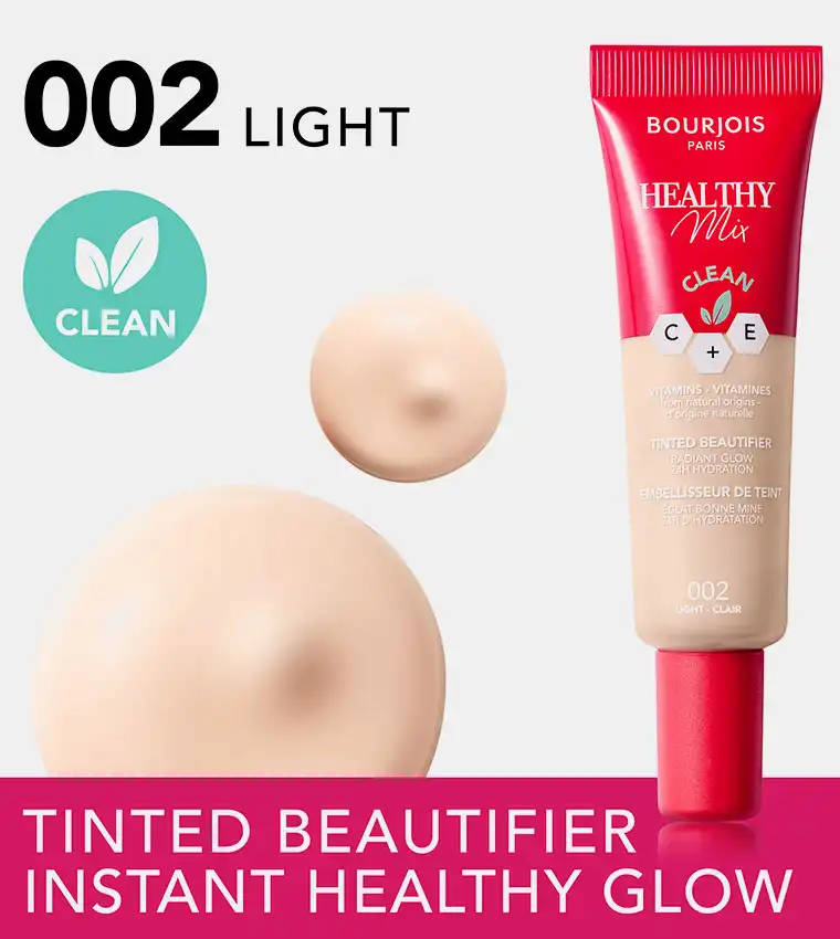 Bourjois Healthy Mix Clean Tinted Beautifier, 002 Light