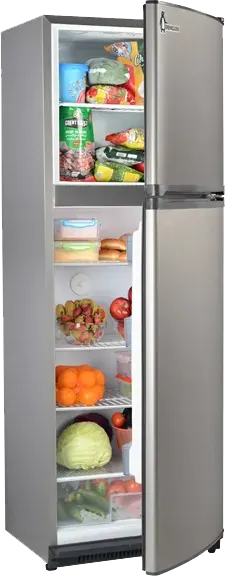 Penguin Bombi Defrost Refrigerator, 340 Liters, 2 Doors, Silver, FG390