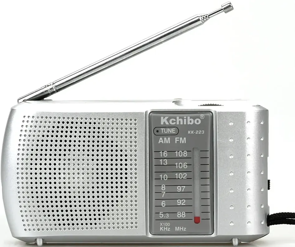 جهاز راديو صغير كاشيبو، 2 نطاق، يعمل بالبطارية AA، متعدد اللون، KK-223