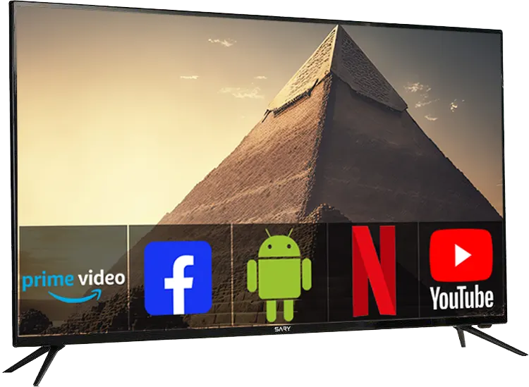 شاشة ساري، 43 بوصة، سمارت أندرويد، ريسيفر داخلي، LED، دقة FHD، موديل SA43RY-8500-RCV