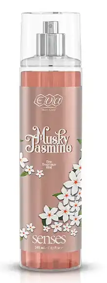 Eva Musky Jasmine Body Mist for Women, 240 ml
