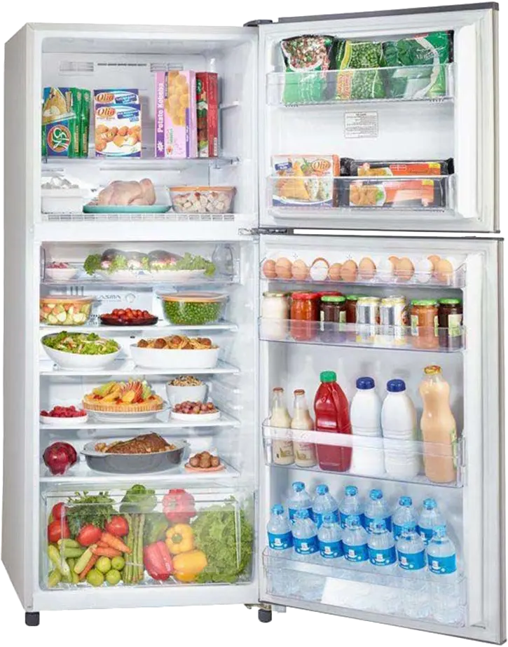 Toshiba Refrigerator, No Frost, 355 Liter, 2 Doors, Silver, GR-EF40P-R-S