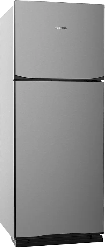 Tornado Refrigerator, No Frost, 386 Liter, 2 Doors, Silver, RF-480T-SL