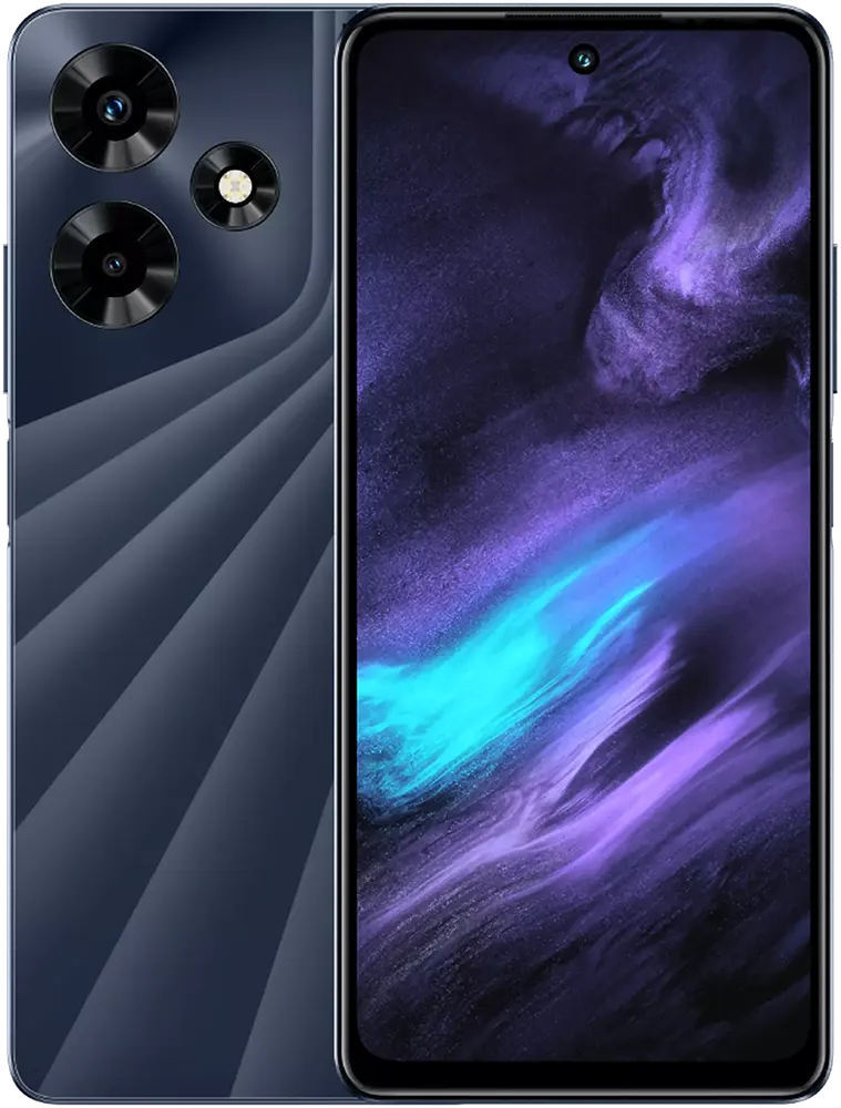 موبايل انفينيكس هوت 30، ثنائي الشريحة، ذاكرة داخلية 256 جيجابايت، رامات 8 جيجابايت، شبكة الجيل الرابع إل تي إي، أسود