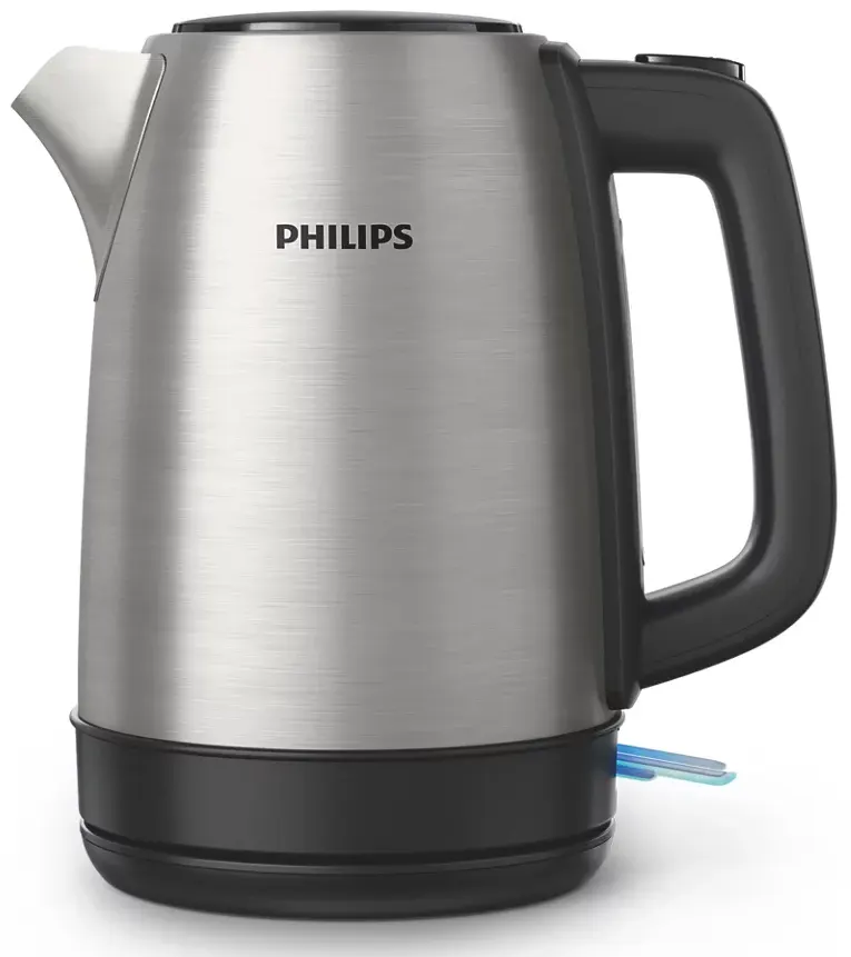 Philips stainless steel electric water kettle, 1.7 litres, 2200 watts, silver, HD9350-90, (with Raya warranty)