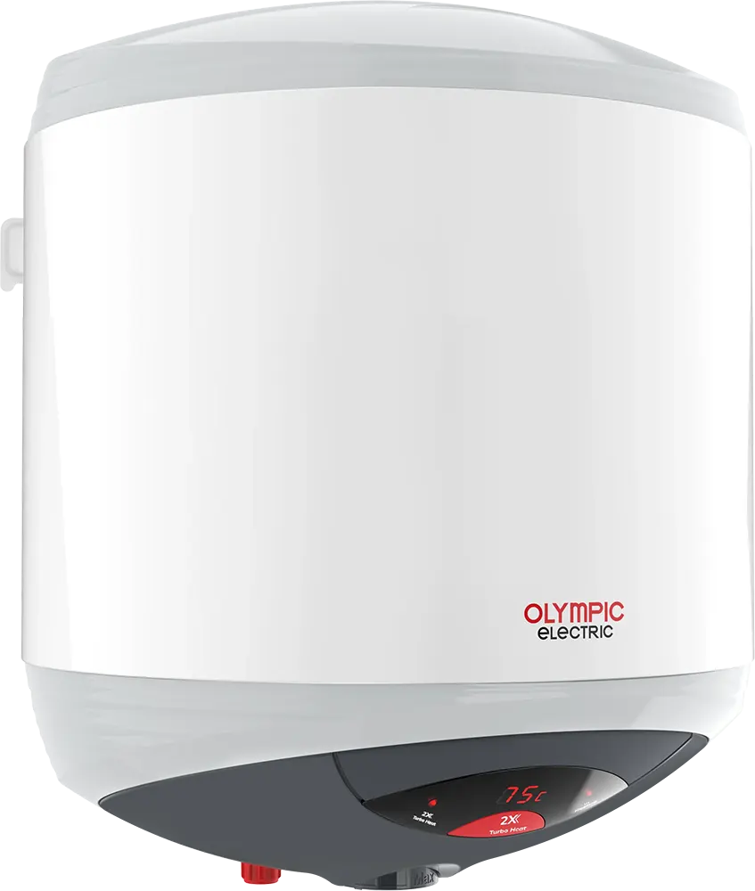 Olympic Hero Turbo Electric Water Heater 30 Liters, Digital Display, White, OYE03021WN