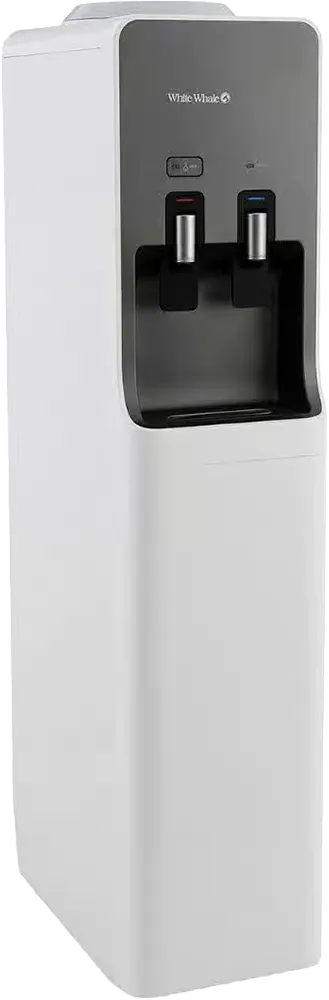 White Whale Water Dispenser, 2 Taps (Hot & Cold), Top Loading, Black, WDS-8900MG