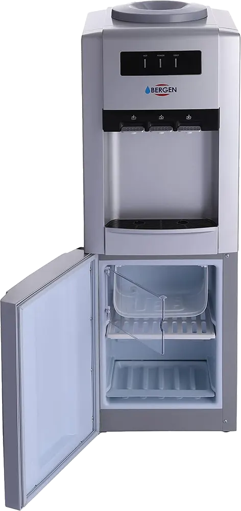 مبرد مياه بيرجن 3 حنفية، (عادي، بارد، ساخن)، فضي، BYB 110-3
