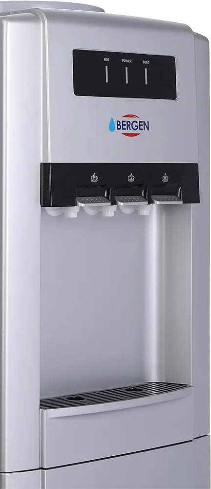 مبرد مياه بيرجن 3 حنفية، (عادي، بارد، ساخن)، فضي، BYB 110-3
