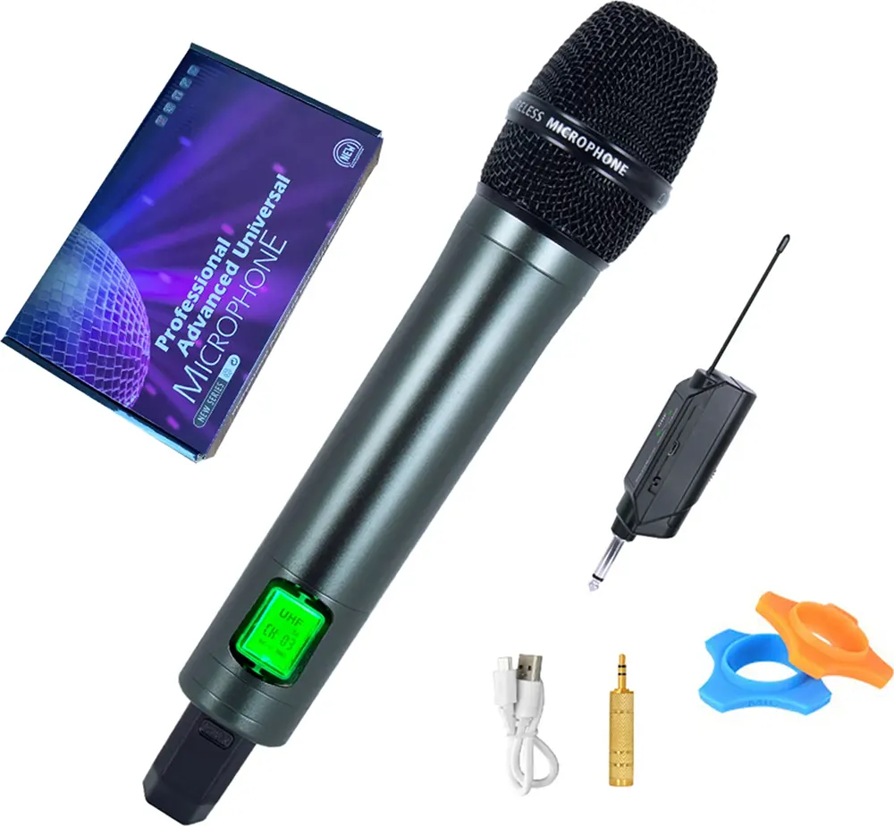 Wireless Hand Microphone, Digital, Black, GAW-014A