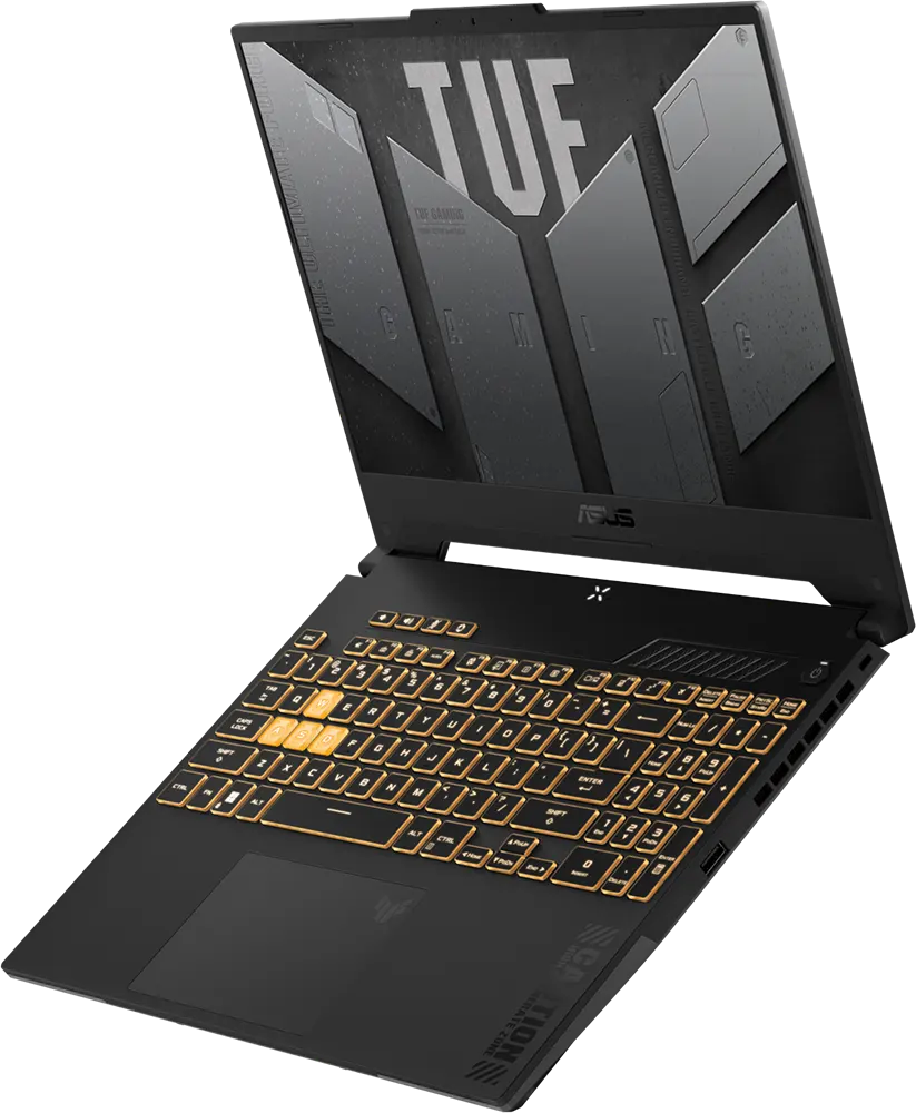 Asus Laptop TUF Gaming F15 FX507ZC4-HN002W Intel Core I7-12700H, 16GB RAM, 512GB SSD Hard Disk, 15.6" FHD Display, NVIDIA GeForce RTX 3050 4GB Graphics Card , Windows 11, Mecha Gray