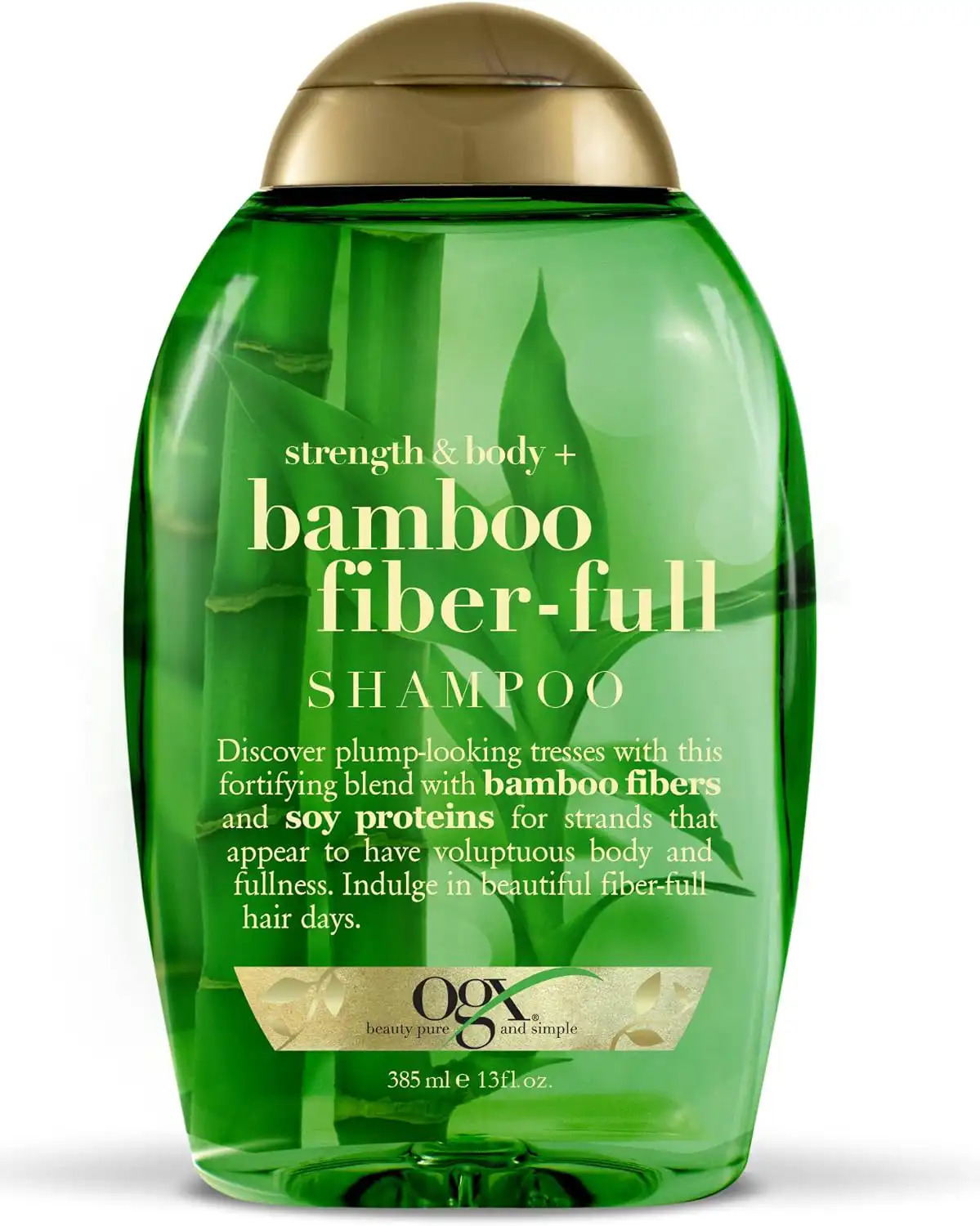 Ogx strength & body + bamboo fiber-full shampoo 385 ml
