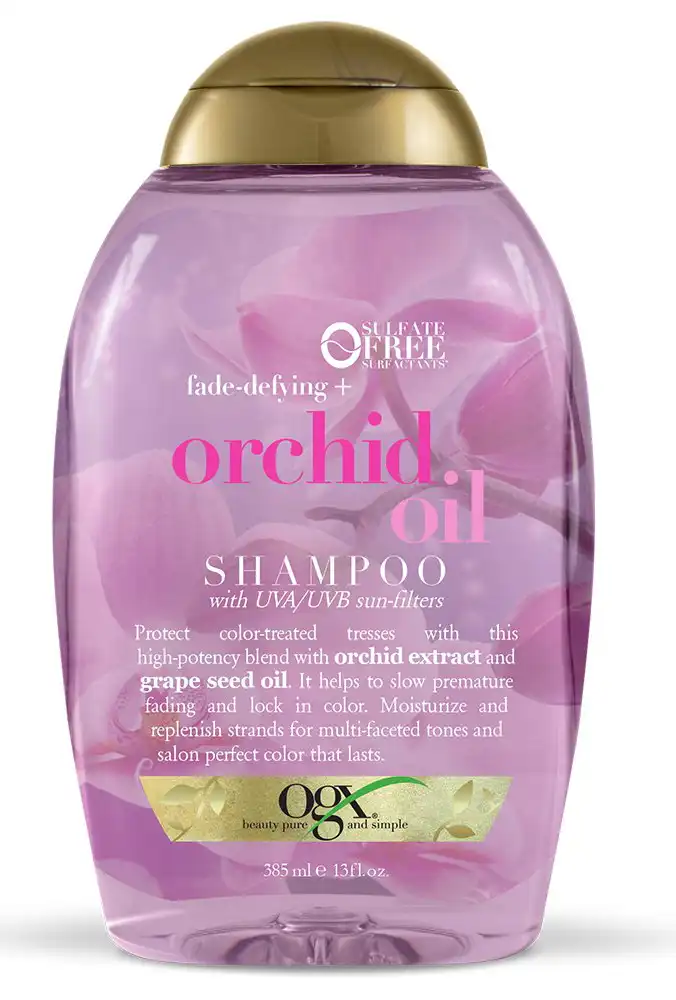 OGX Fade-Defying Orchid Oil Shampoo with UVA-UVB Sun Filters 385 ml