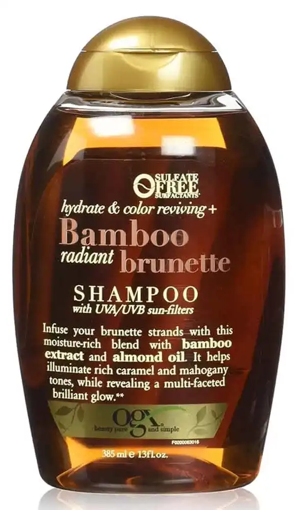 Ogx Hydrate & Color Reviving Bamboo Radiant Brunette Shampoo 385 ml