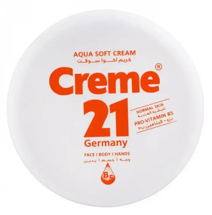 Cream 21 Aqua Soft Pro Vitamin B5 Cream for Normal Skin, 150ml