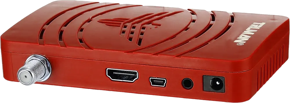 Truman Mini Receiver, 8000 Channels, FHD Resolution, Red, TM-ICONNECT