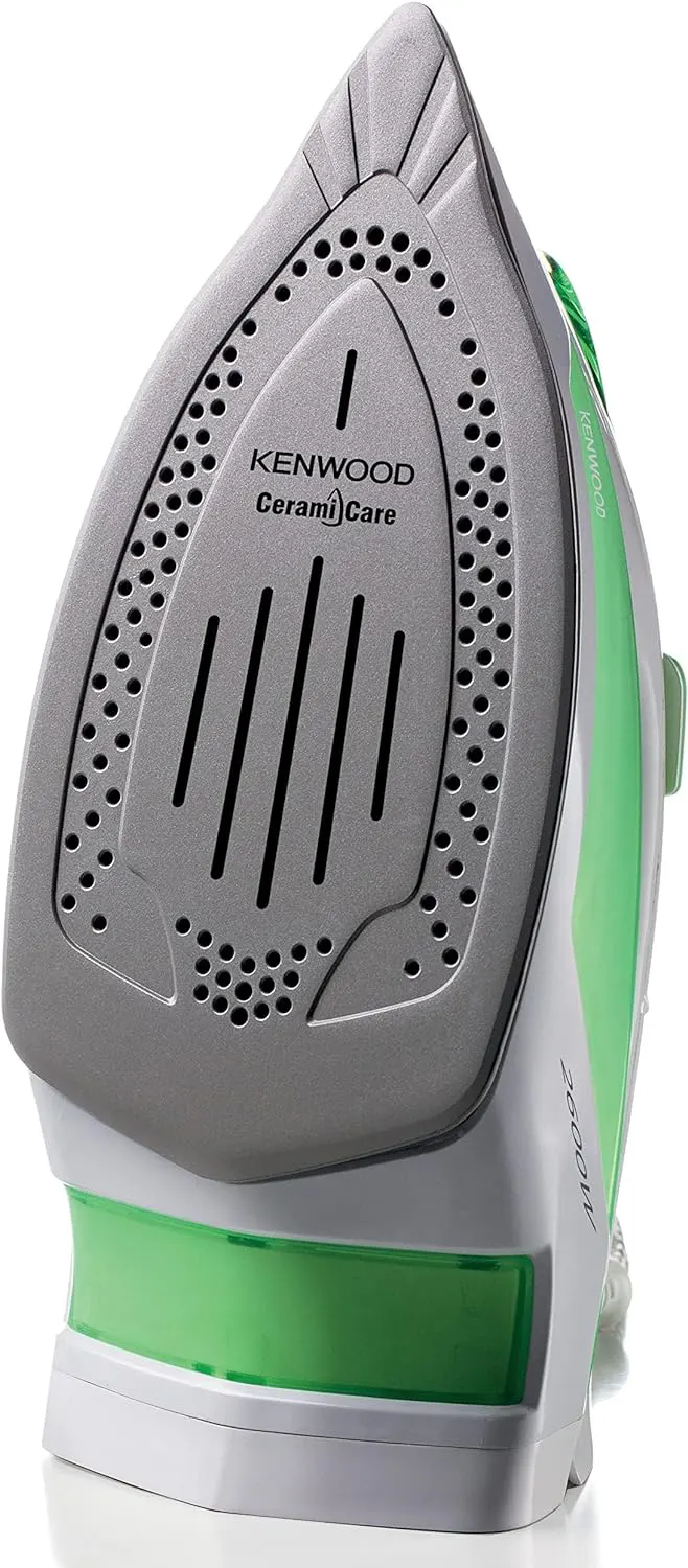Kenwood Garment Steamer, 2600 Watt, Ceramic Base, Green, STP70.000WG, (With Raya Warranty)