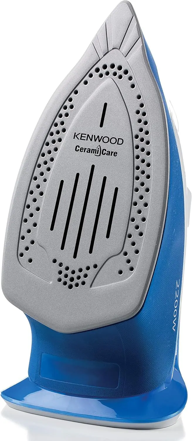 Kenwood Garment Steamer, 2200 Watt, Ceramic Base, Blue, STP60.000WB, (With Raya Warranty)