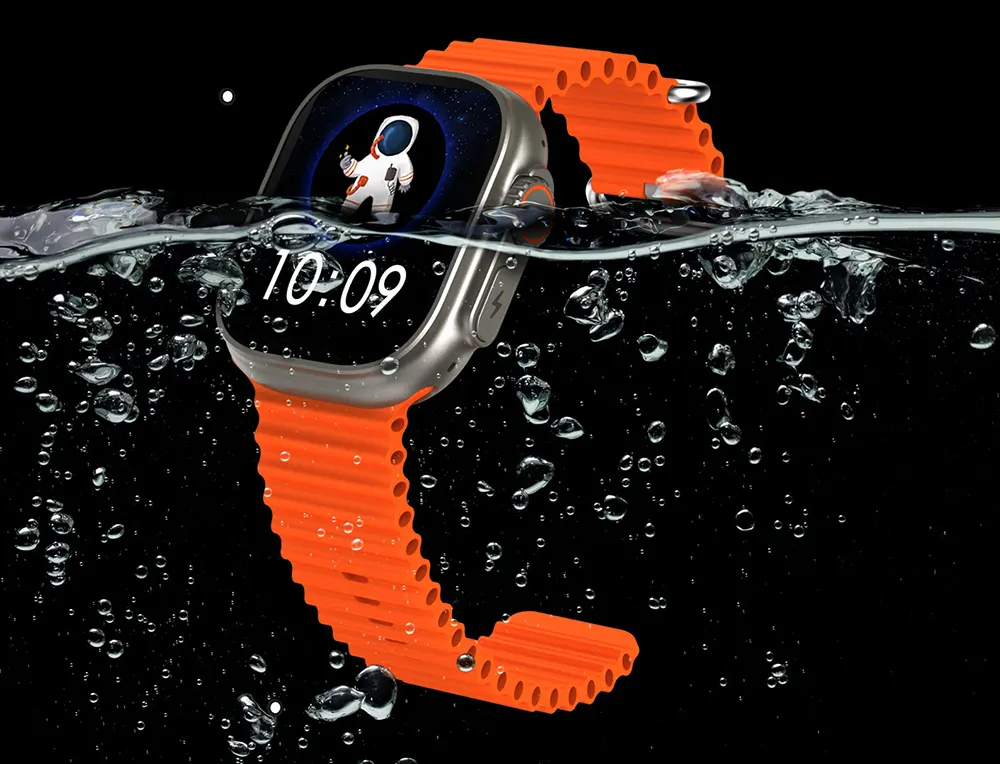 ساعة أي تيل الذكية 2 ألترا ،شاشة 2.0 بوصة IPS تعمل باللمس، مقاومه للماء ،بطارية 600 مللي أمبير ،برتقالي، ISW-32U