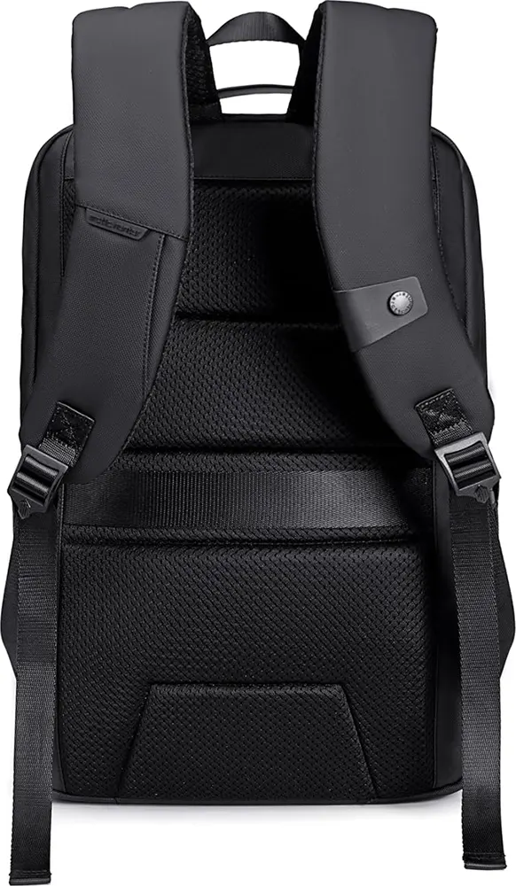 Arctic Hunter Laptop Backpack, 15.6 In, Water resistant, Black-Grey, B00555