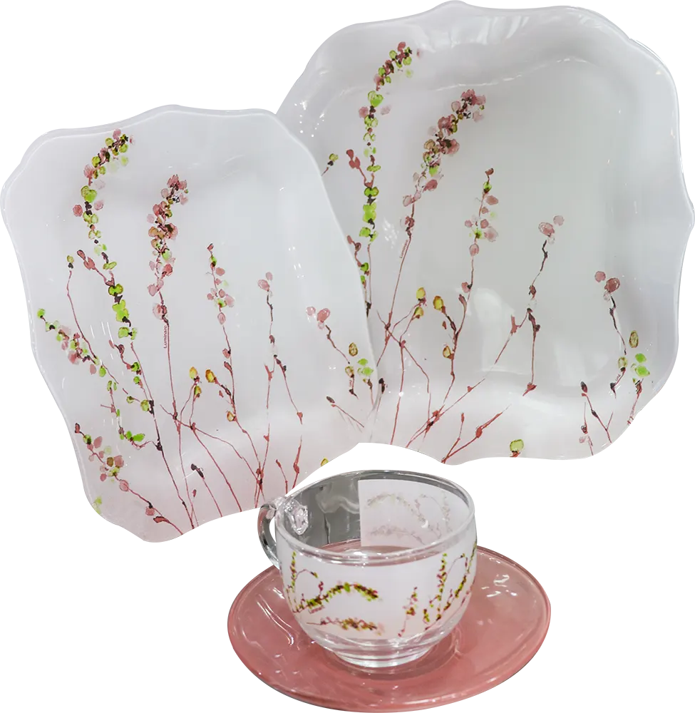 طقم عشاء اركوبيركس من لومينارك ، 46 قطعة ،ألوان